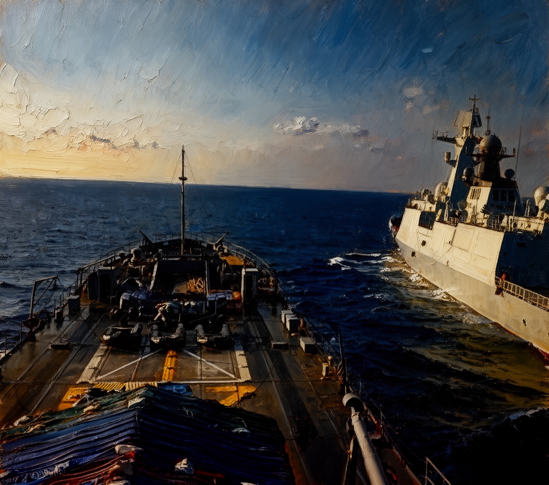 سفينة بحرية فلبينية تتجنب اصطدامًا عقب مضايقة فرقاطة صينية