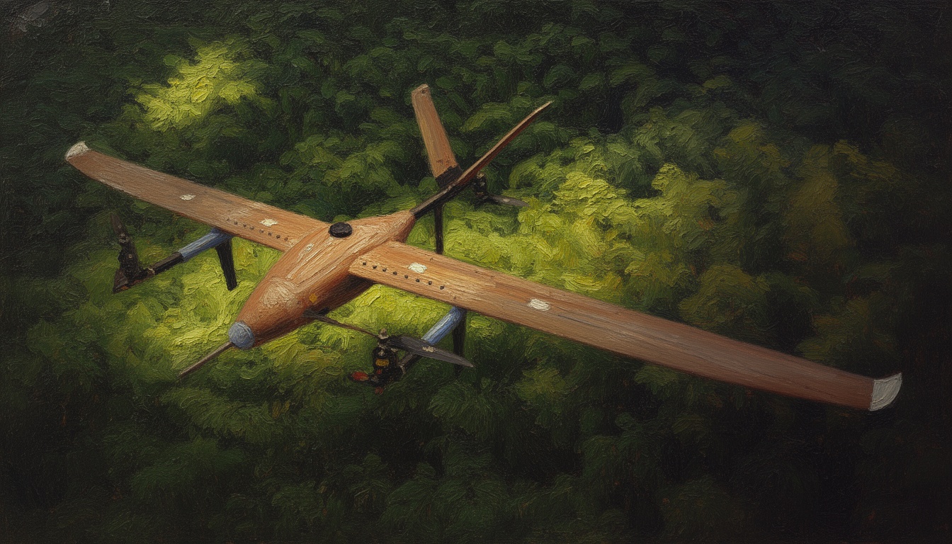 Китай выпустил первую открытую ПО для управляющих дронов из бамбука