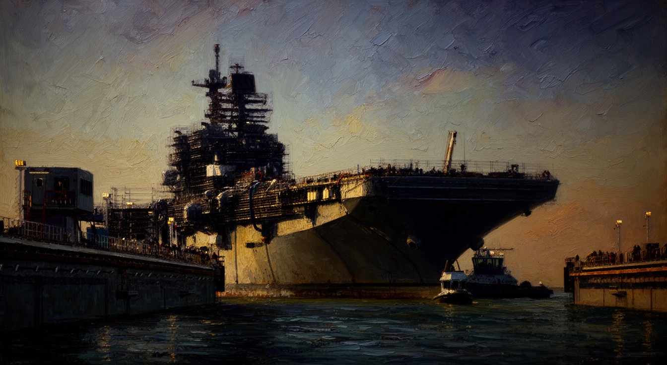 Navy Studies Building Ships Abroad