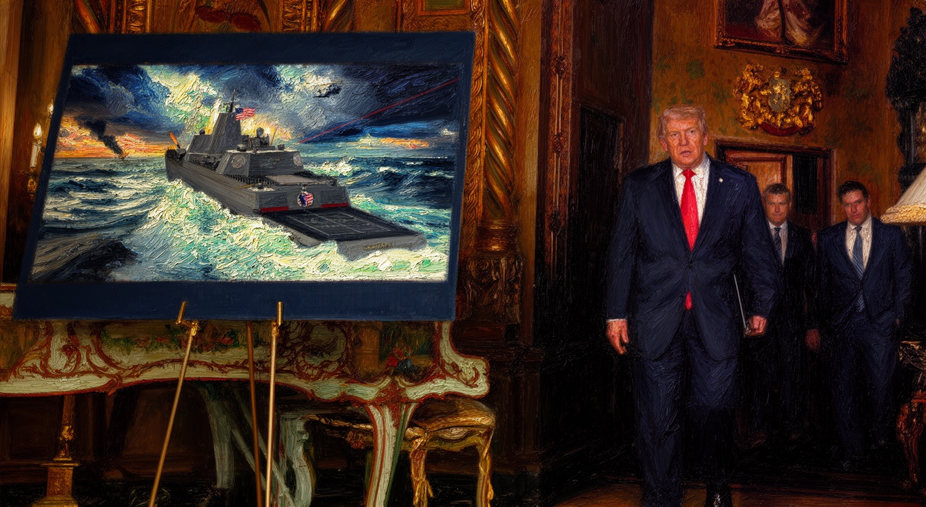 Navy eyes FY28 start for first Trump-class battleship