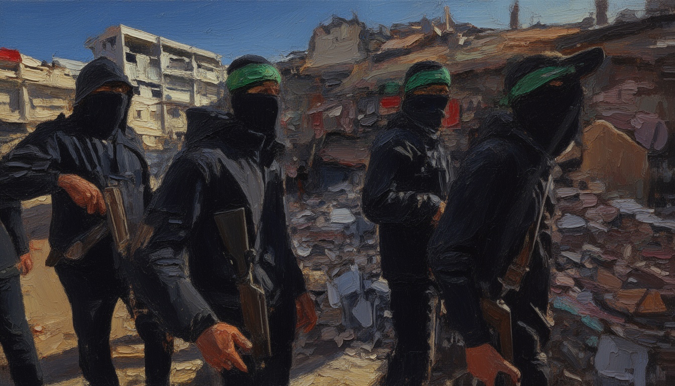 English: Gaza municipal vote in Deir al-Balah tests Hamas support