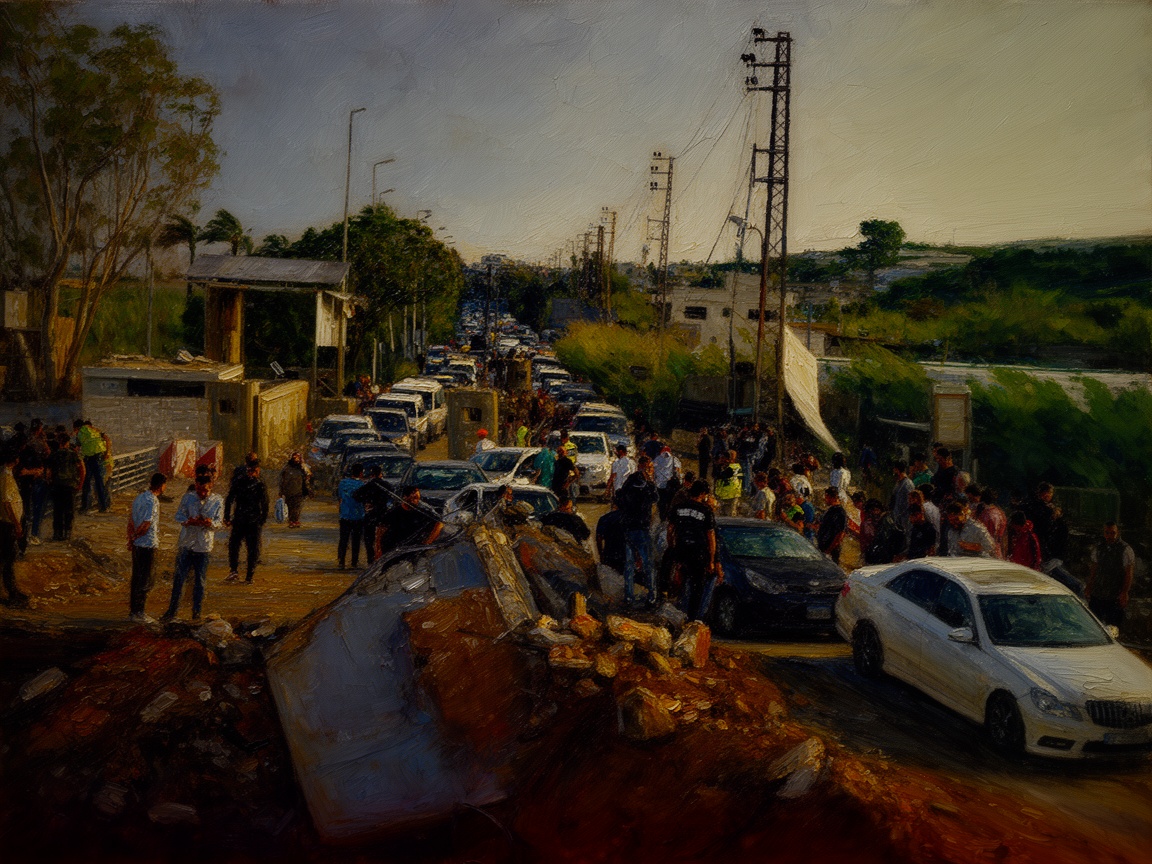 Lebanese families return home as border strikes resume