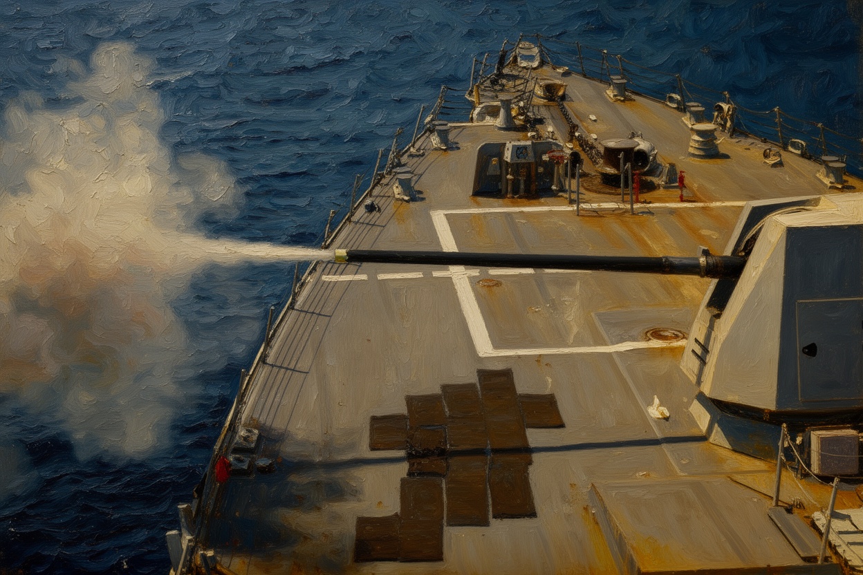 USN Destroyer Intercepts Iranian-Flagged Vessel