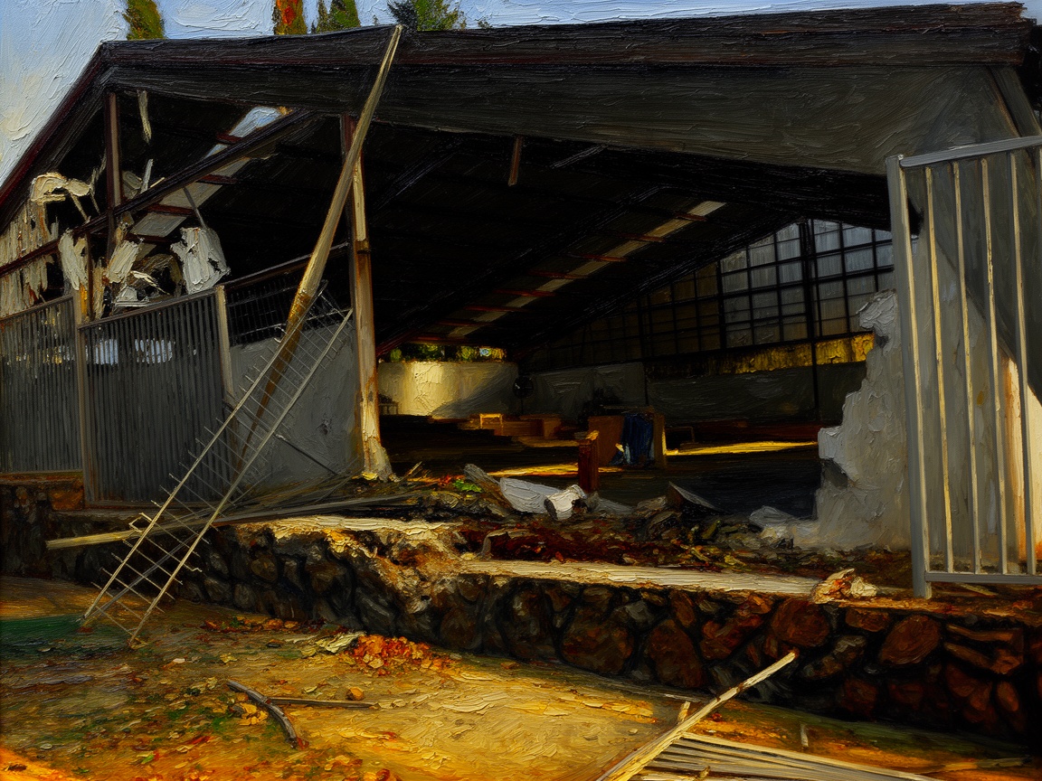 Hezbollah rocket barrage damages ancient Israeli church