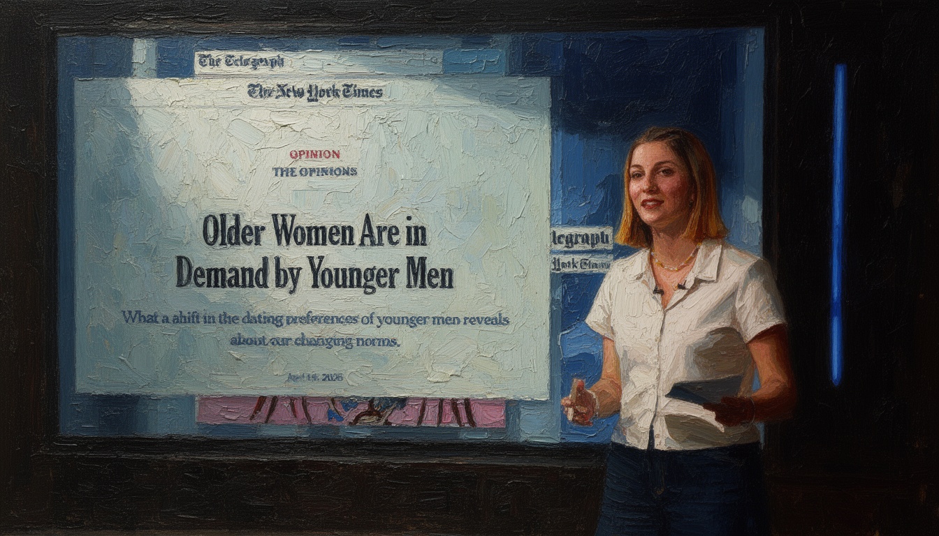 'Older women are in demand by younger men': Papers discuss dating trends