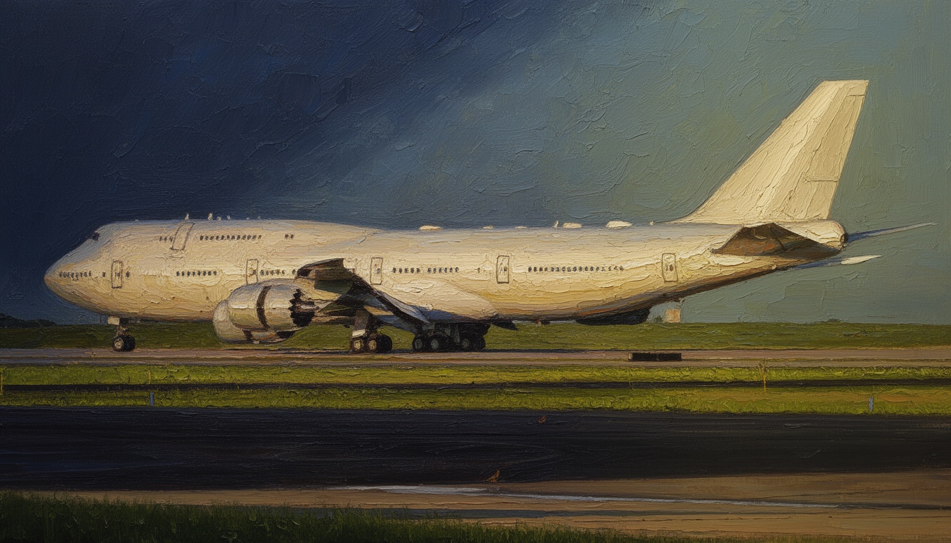 Qatari 747-8i Gifted For Interim Air Force One Enters Test Flight