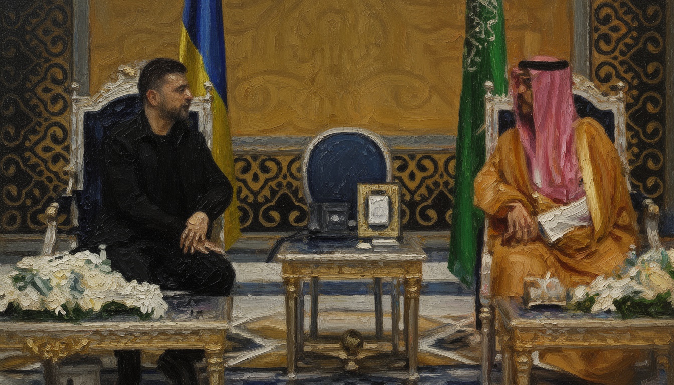 Zelensky Secures Ukraine Drone Deal in Saudi Arabia Amid US Iran Focus