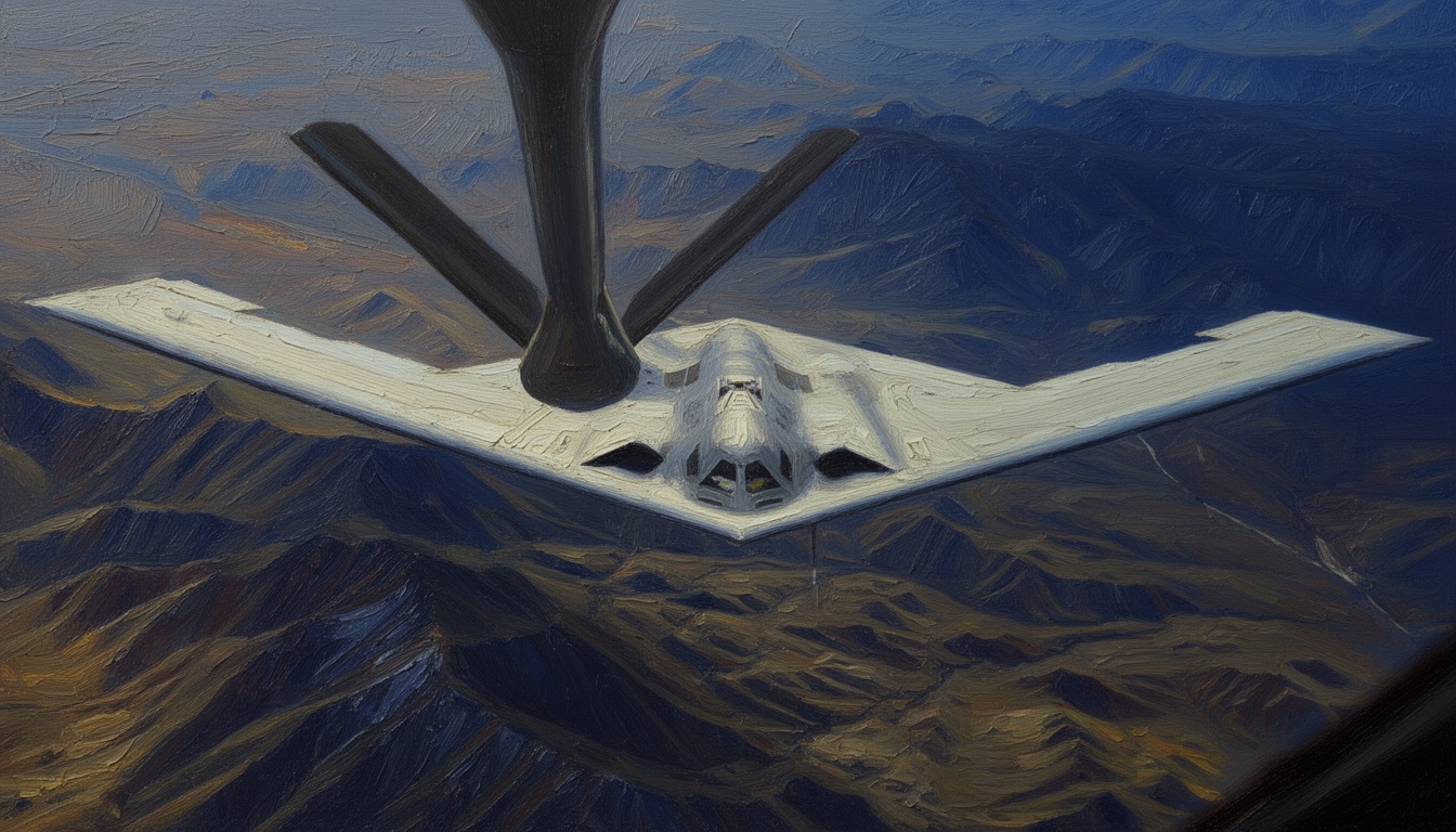 First Full Overhead Image of B-21 Raider Emerges