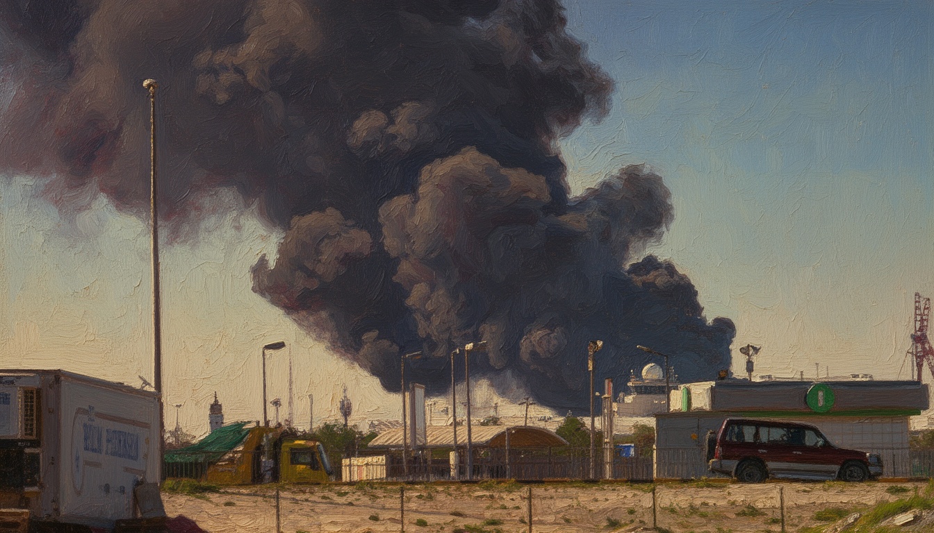 Iran Drone Strike Kills One, Sparks Fire in Gulf States