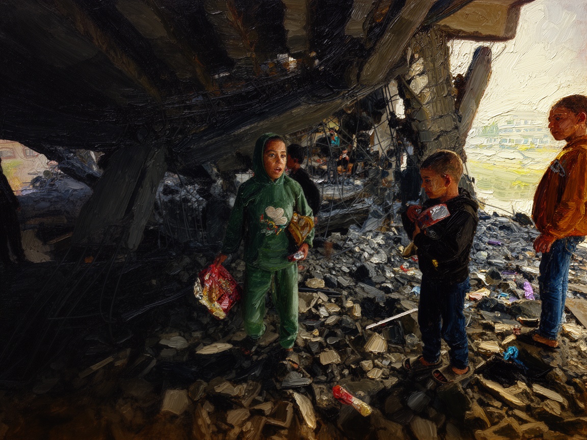 Israeli strike kills five in Gaza, including three children