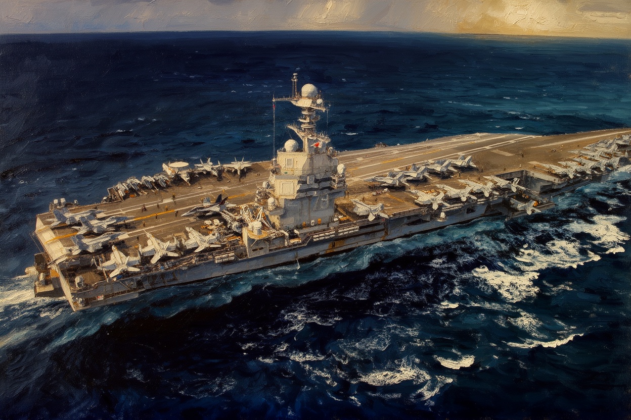 USS Gerald R. Ford Returns to Sea After Croatian Port Call