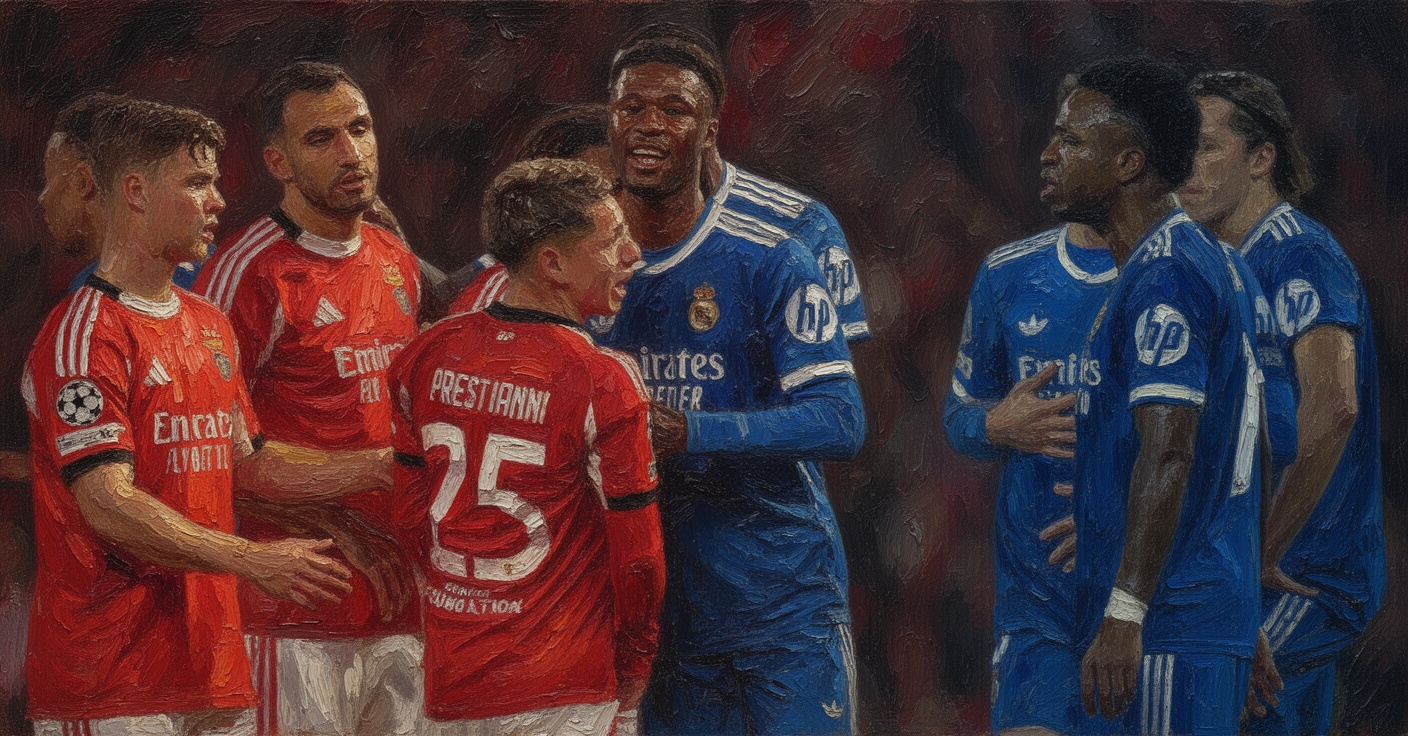 Six-Game UEFA ban for Benfica's Prestianni over homophobic abuse of Vinicius