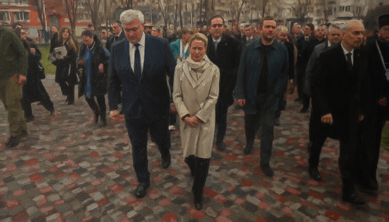 EU Ministers Visit Bucha to Cement Support for Ukraine