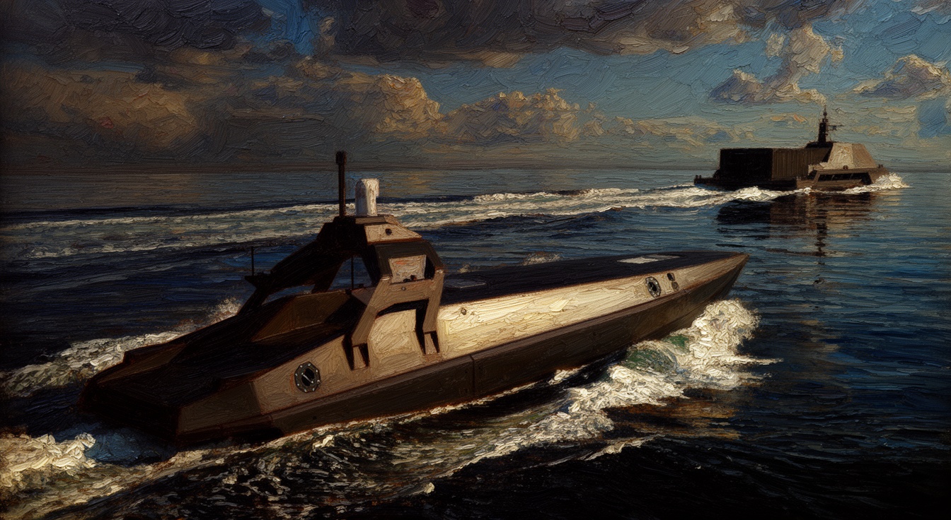 Unmanned maritime power scales for naval mission readiness