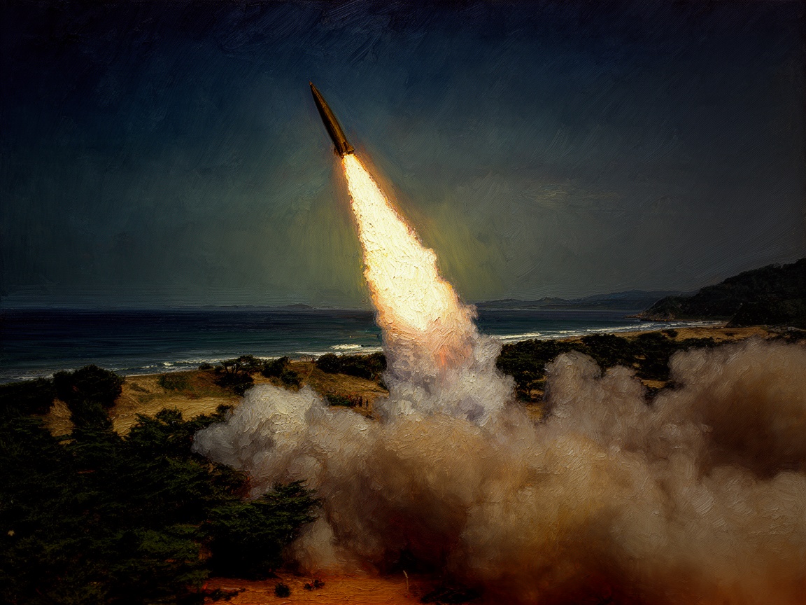 North Korea Launches Ballistic Missiles Off East Coast in Seventh Test