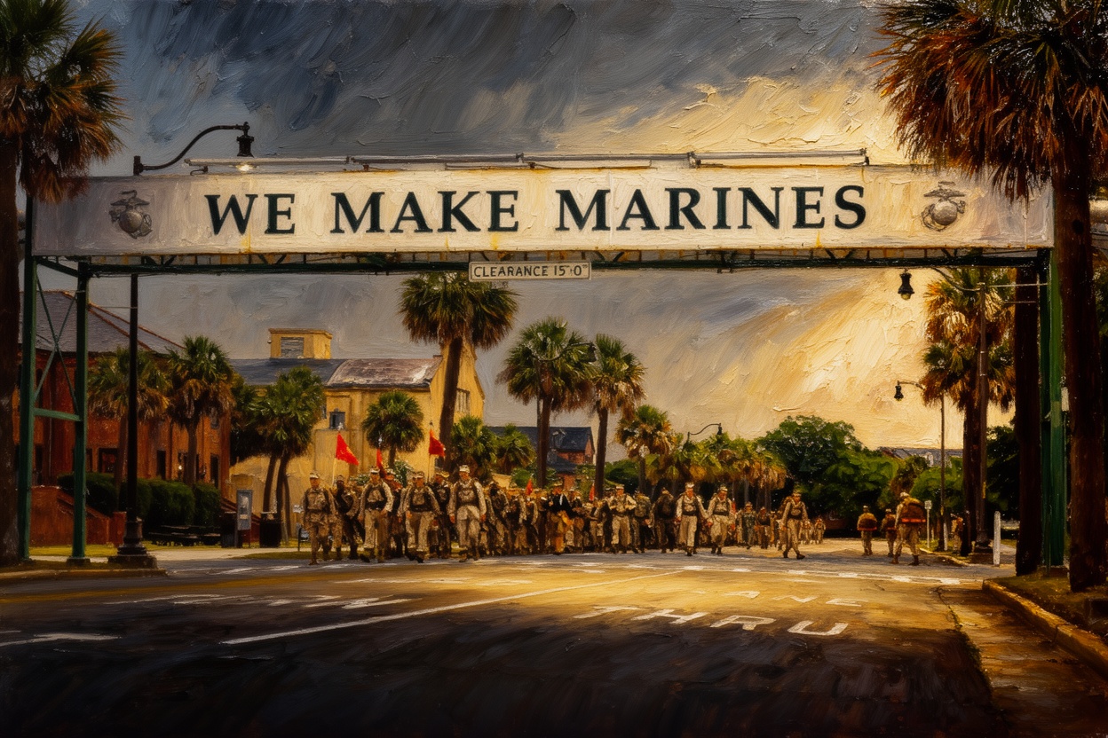 Marines Alert to ICE Deployments at Parris Island Training