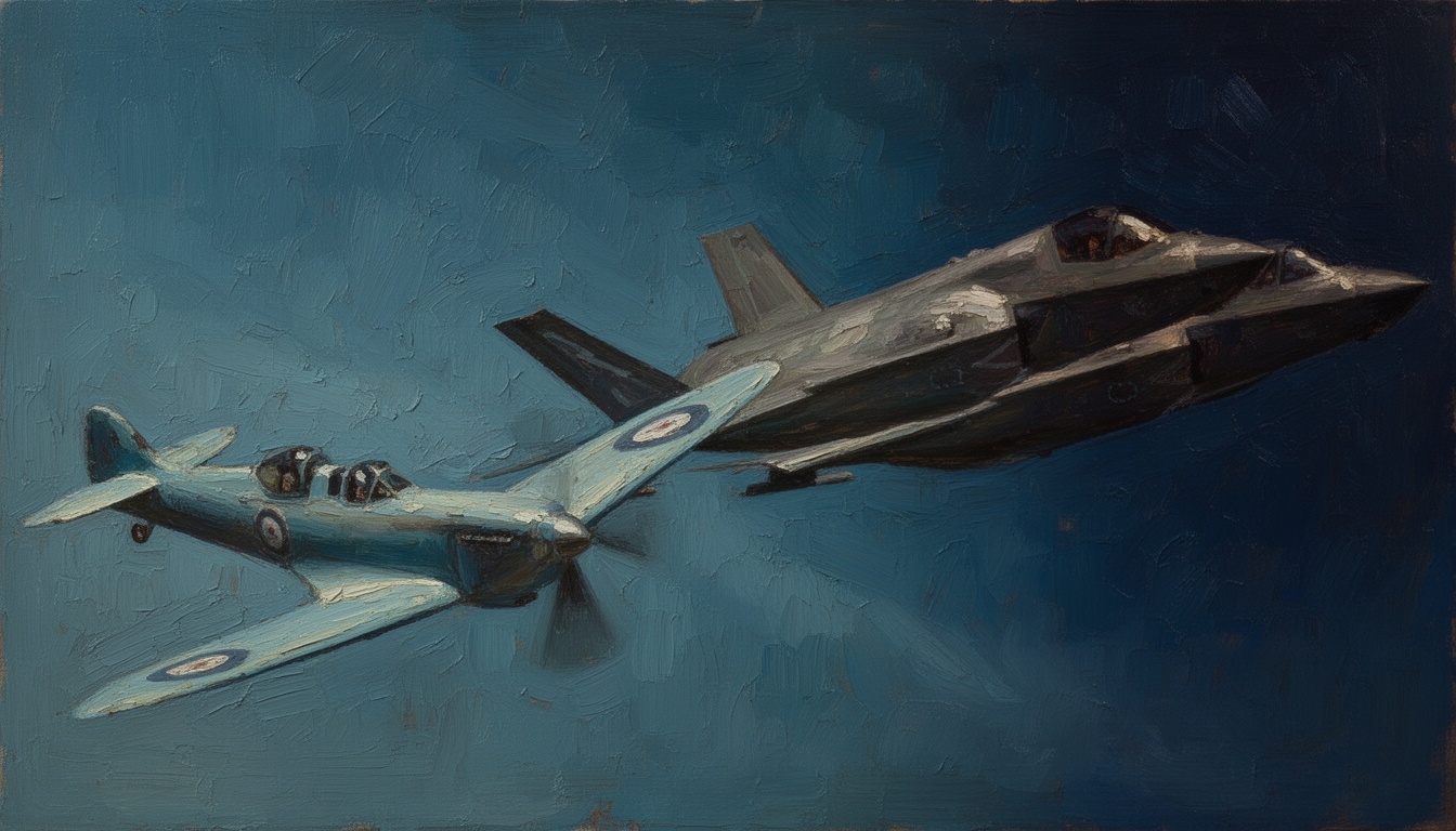 Spitfire Completes Unique Formation Flights With RAF