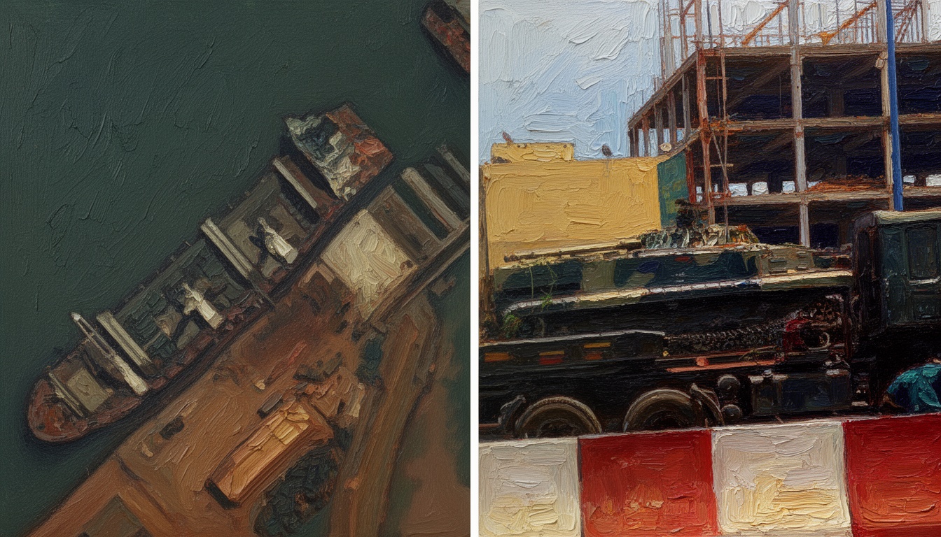 Sanctioned Russian ship delivers armoured vehicles to Mali