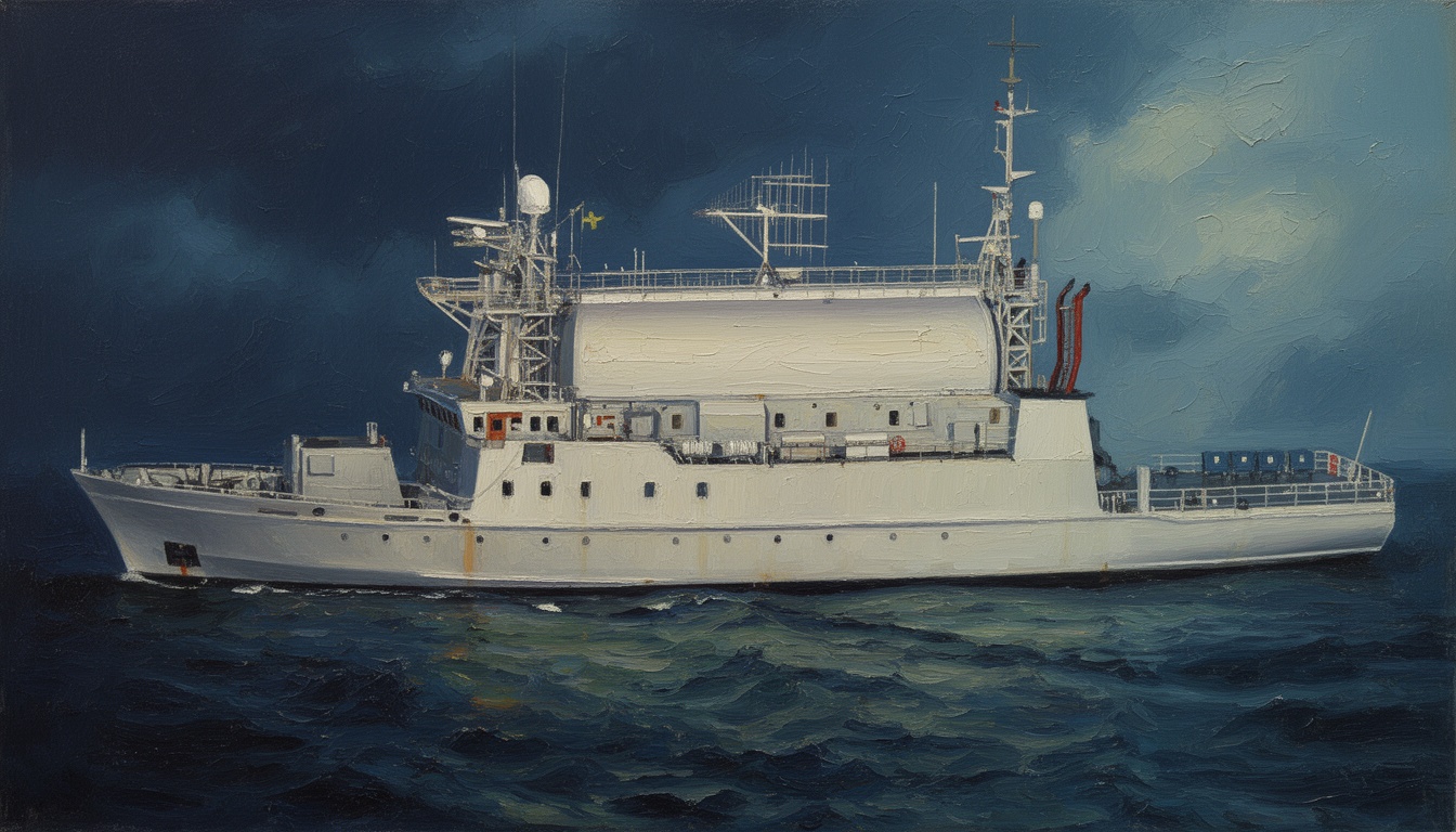 Sweden retools decommissioned SIGINT ship as seabed warfare testbed