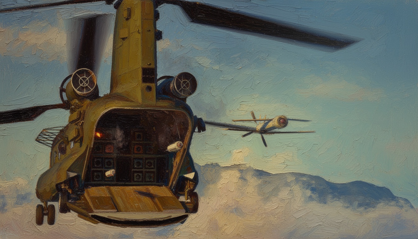 Chinook Air-Launching Swarms Of Drones Poised As Future Feature