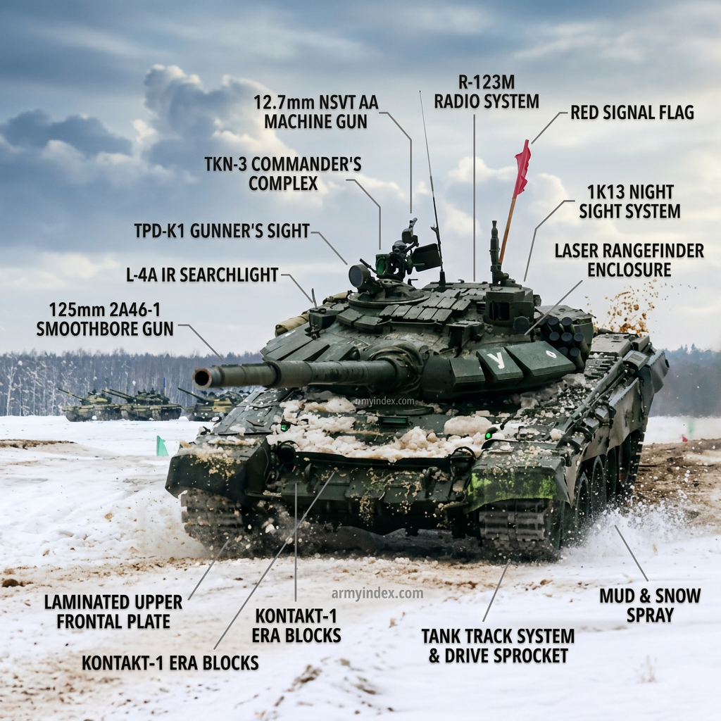 T-72B1V Main Battle Tank