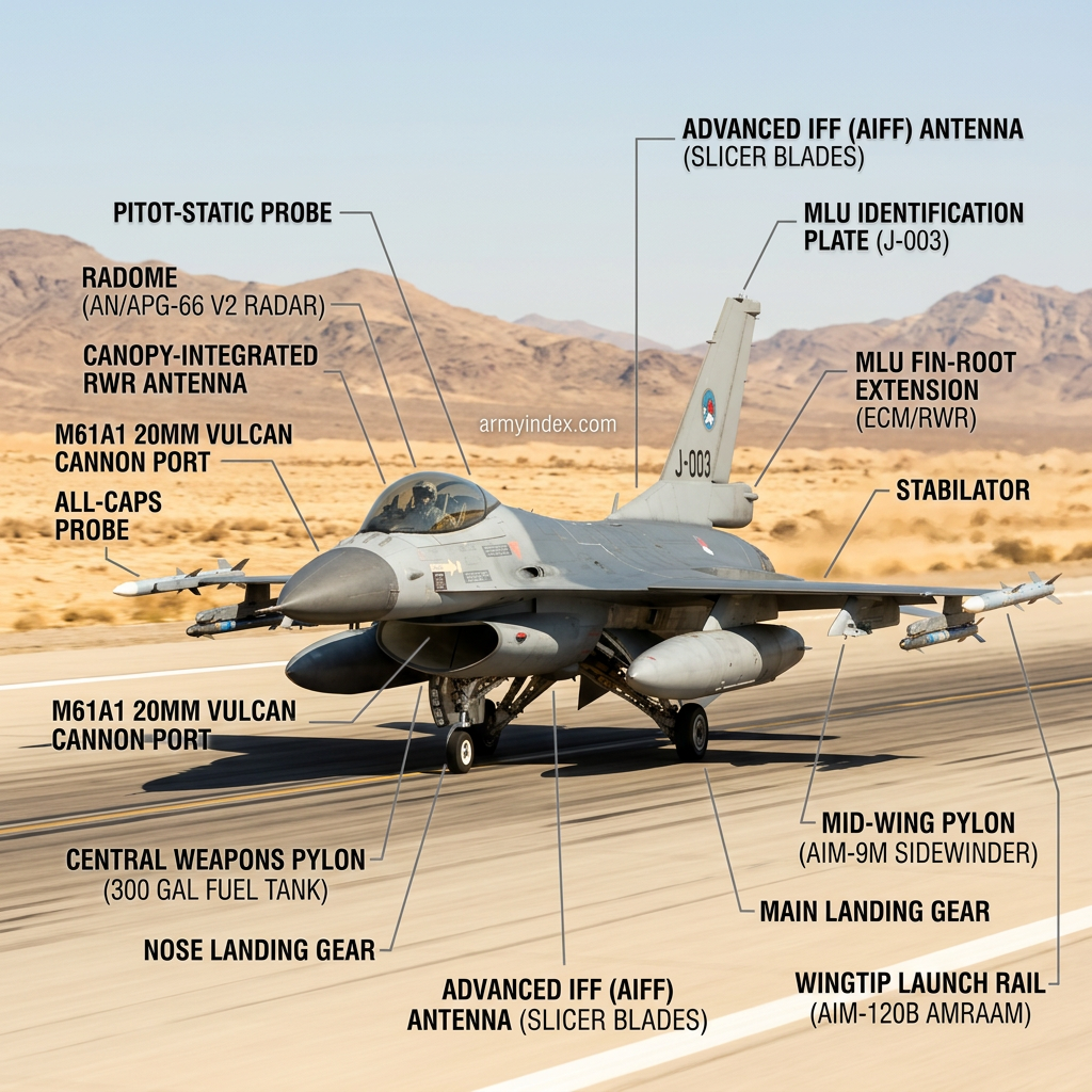 F-16 Fighting Falcon Block 15 MLU