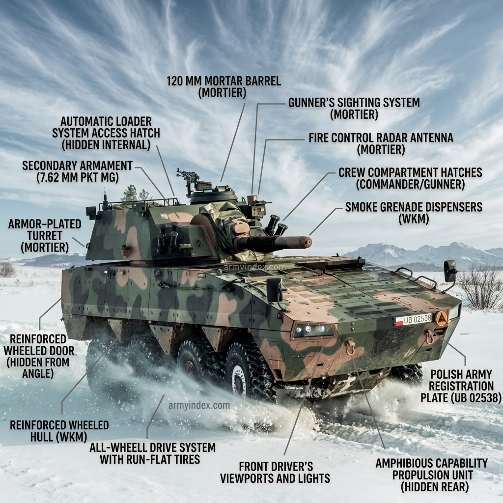 Rak Self-Propelled Mortar