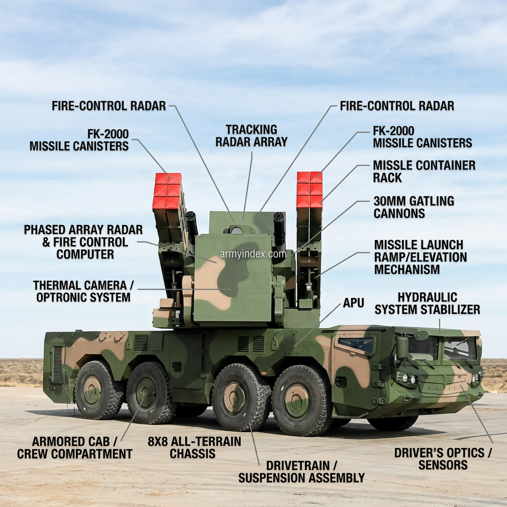 CASIC FK-2000 Air Defense