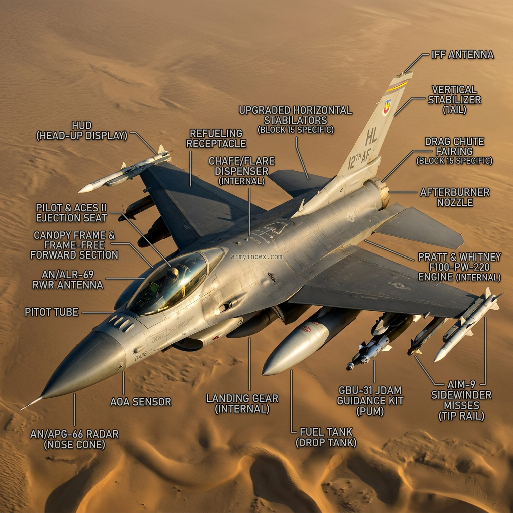 F-16A Fighting Falcon Block 15