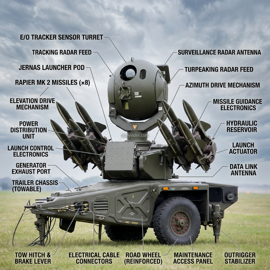 Jernas (Rapier FSC) Air Defense