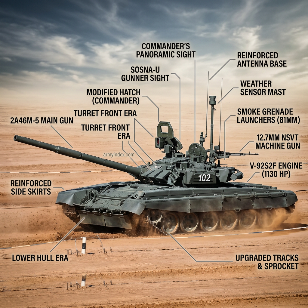 T-72B3 Modernized