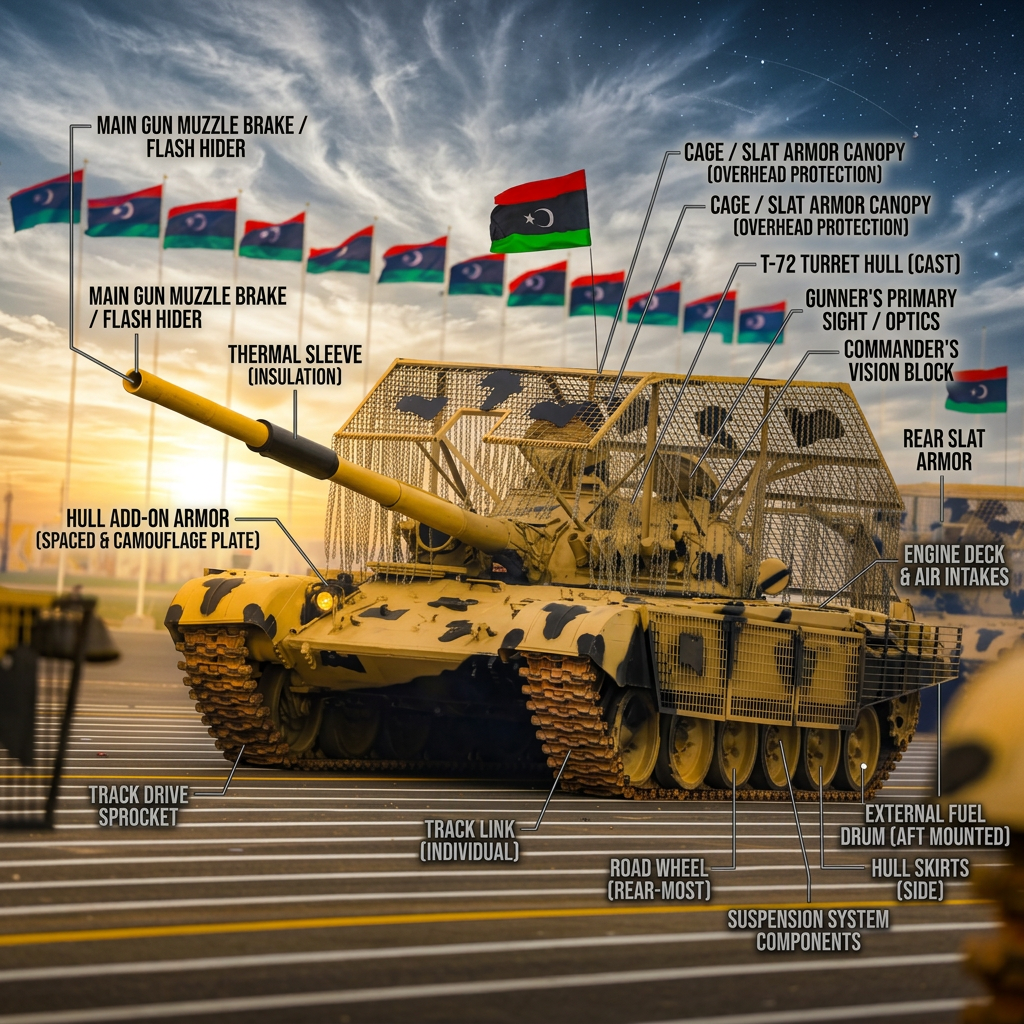 T-72 / T-62 (Libya Mixed Fleet)