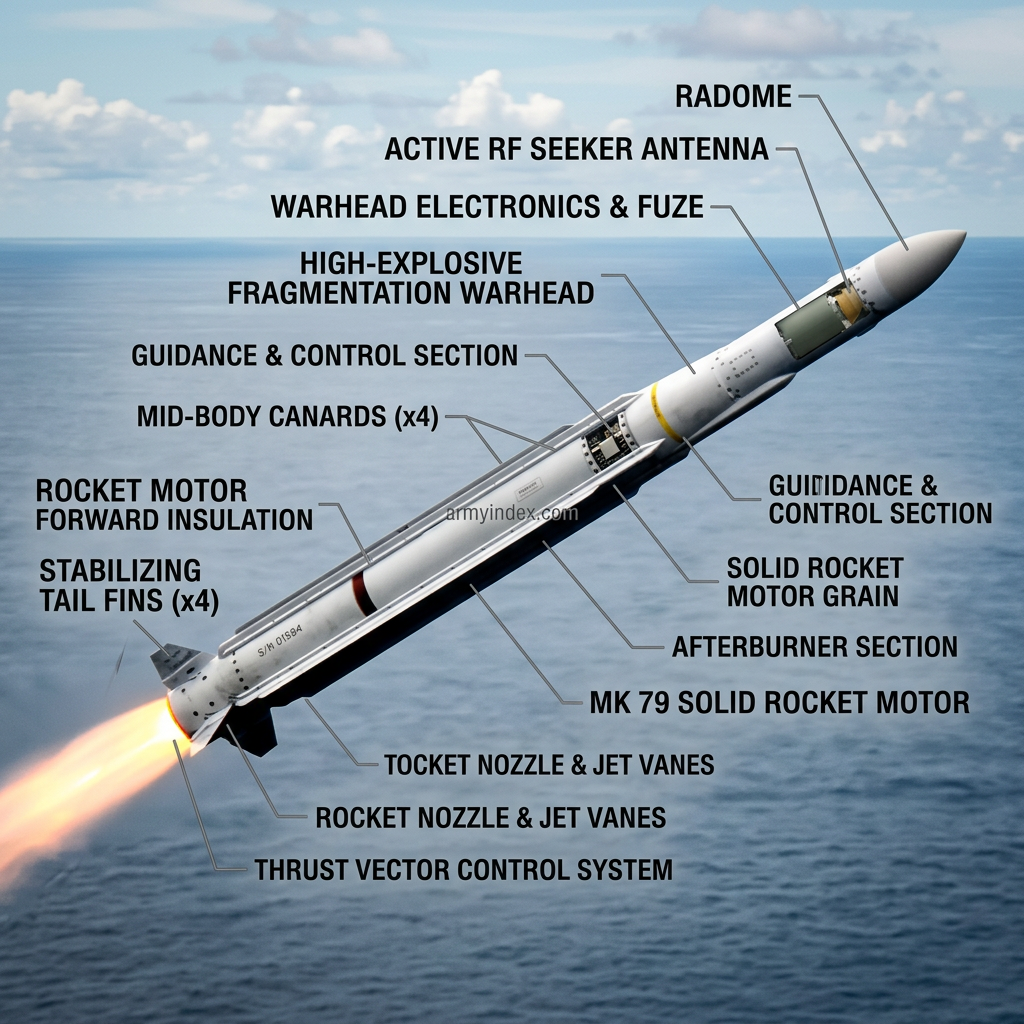 RIM-162 Evolved Sea Sparrow Missile (ESSM)