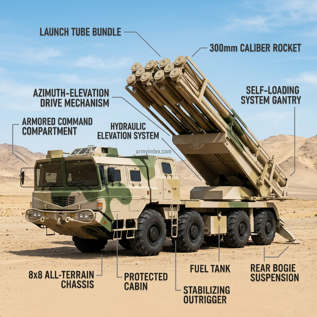 Norinco A-100 MRLS